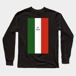 Italia - Italian tricolor Long Sleeve T-Shirt